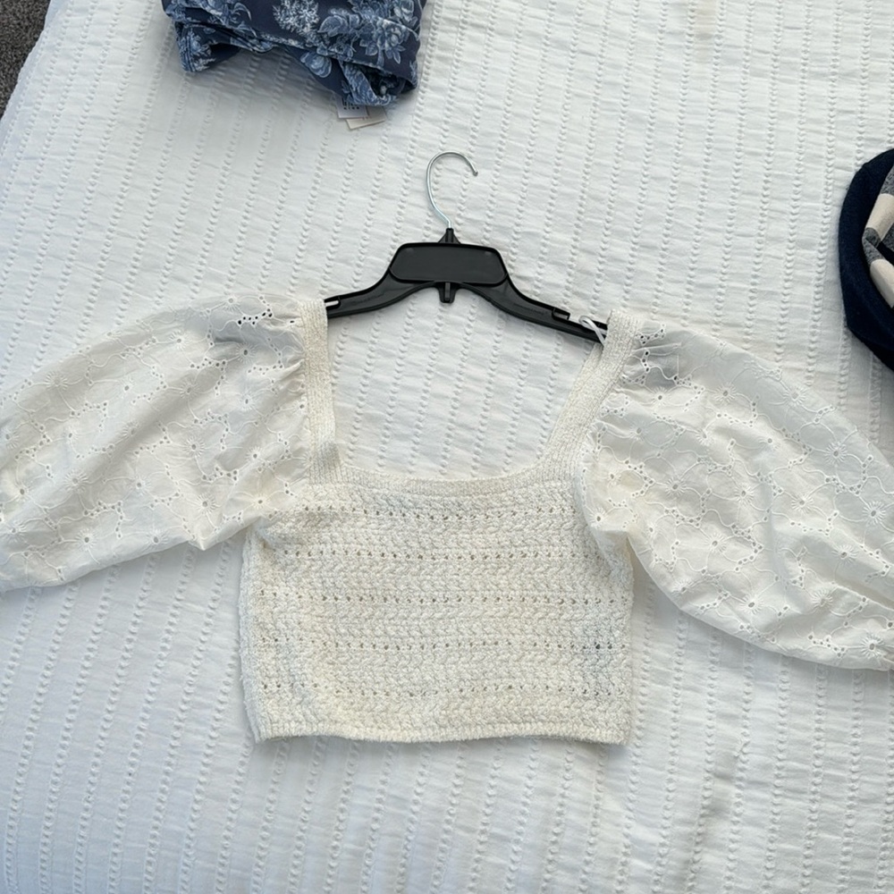Zara Summer white top